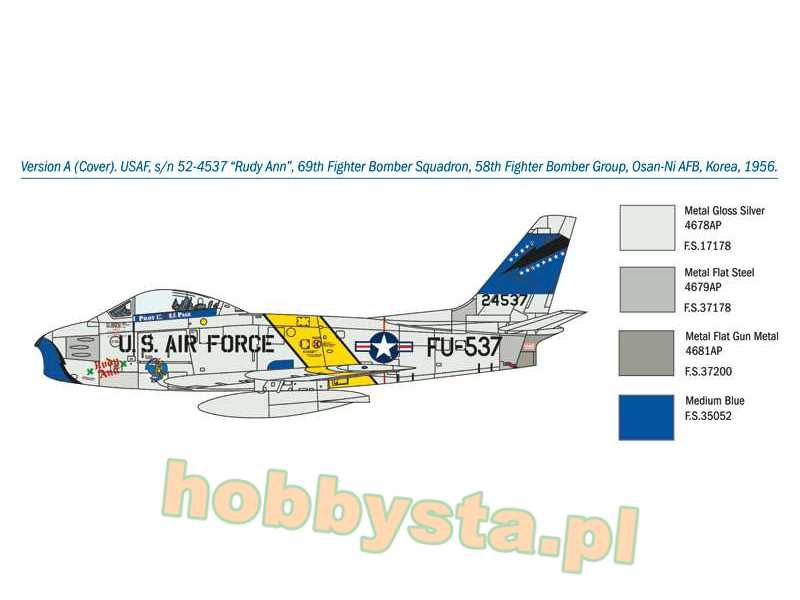 F 86f Sabre Italeri 1426 1 72